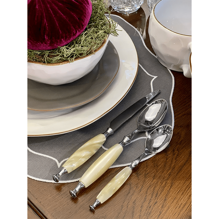 Country 5 Piece Place setting - Ivory-Casa Bugatti USA