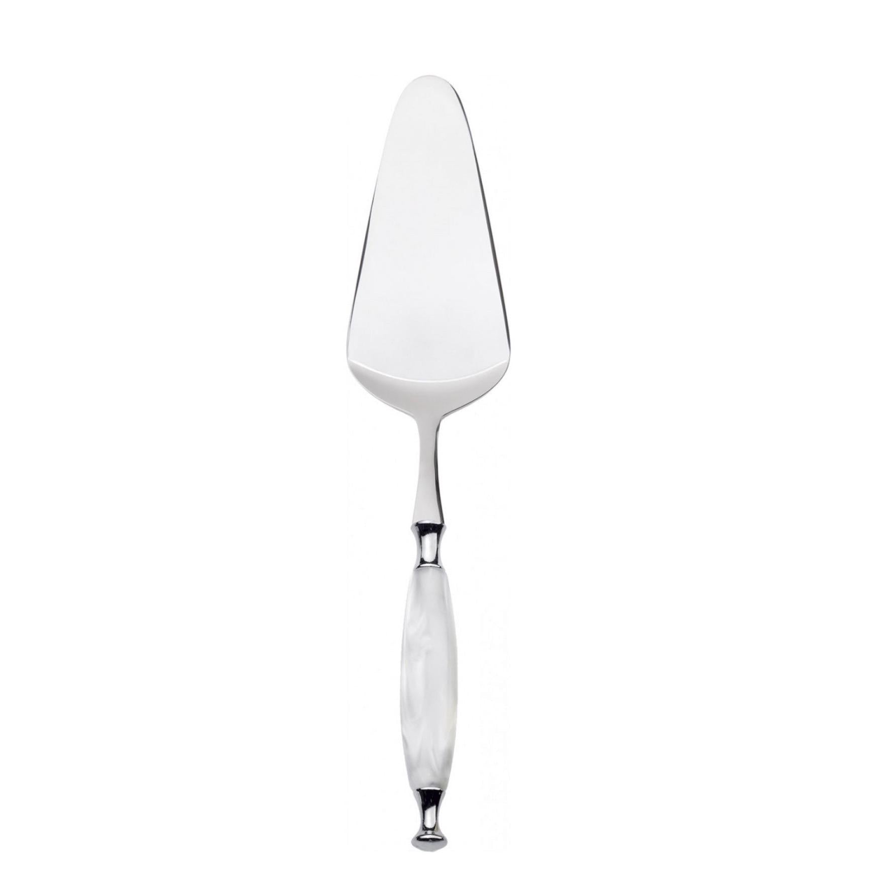 Country Cake Server - white