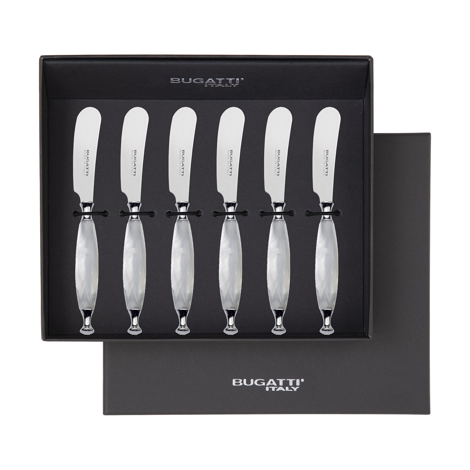 Country Spreader / Butter Knife Set - WHITE