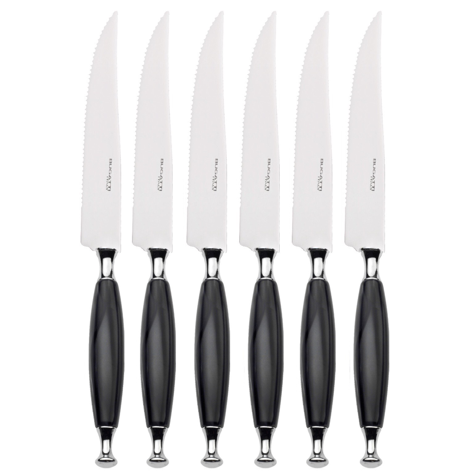 Country Steak Knives Set - BLACK-Casa Bugatti USA