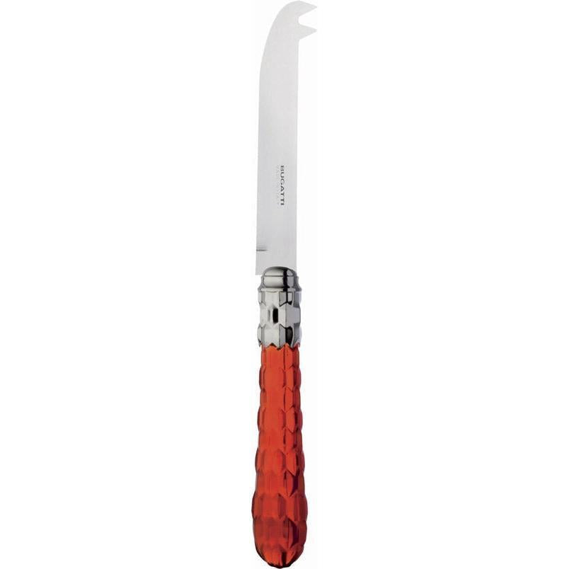 Cristallo Brilliant 2 point "deer" cheese Knife - Red Clear