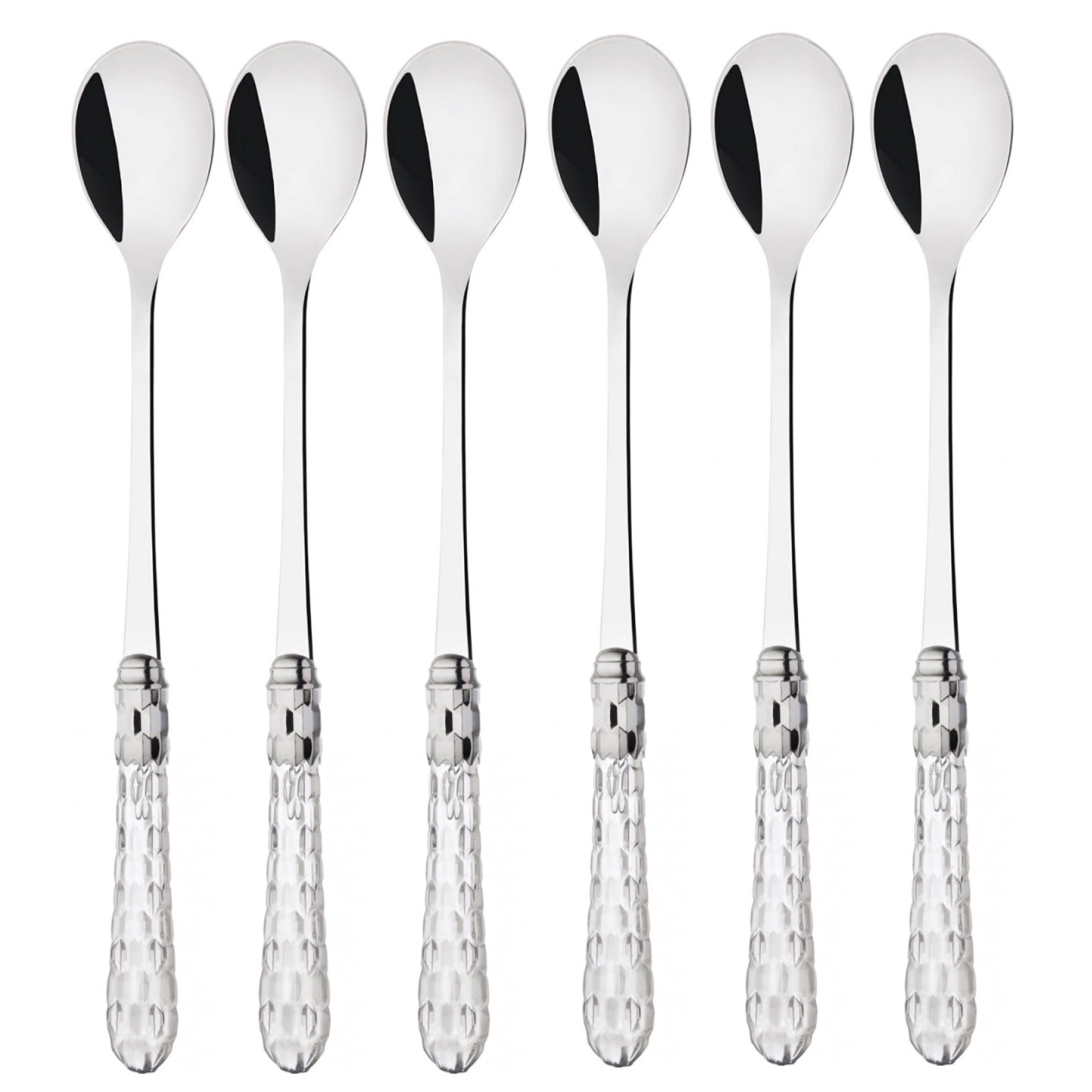 Cristallo Brilliant Ice Tea / Cocktail Spoon Set - Clear