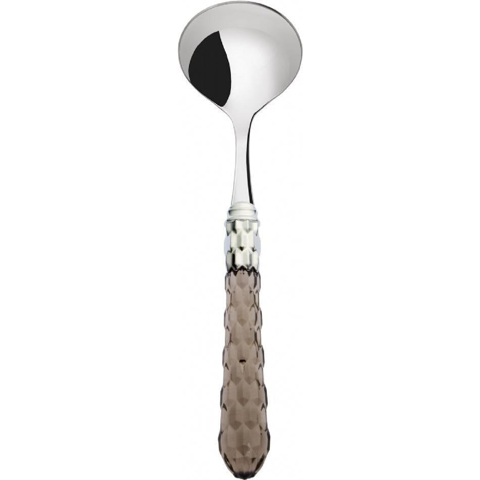 Cristallo Brilliant Sauce / Gravy Ladle - Tobacco Clear