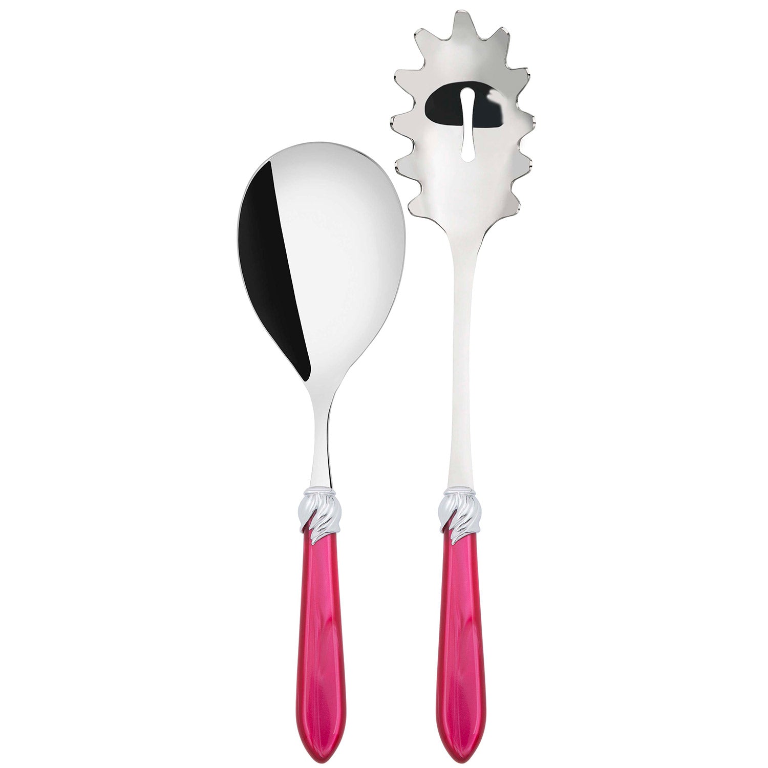Falabella Brilliant 2 Piece Pasta Set in gift box - raspberry-Casa Bugatti USA