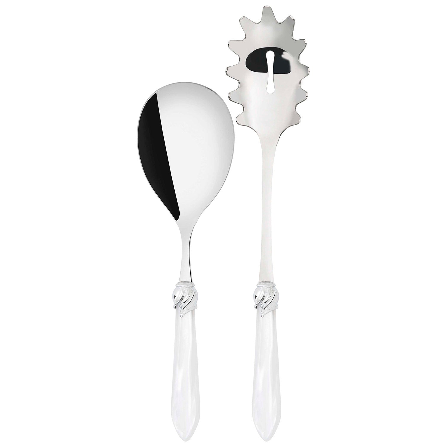 Falabella Brilliant 2 Piece Pasta Set in gift box - white