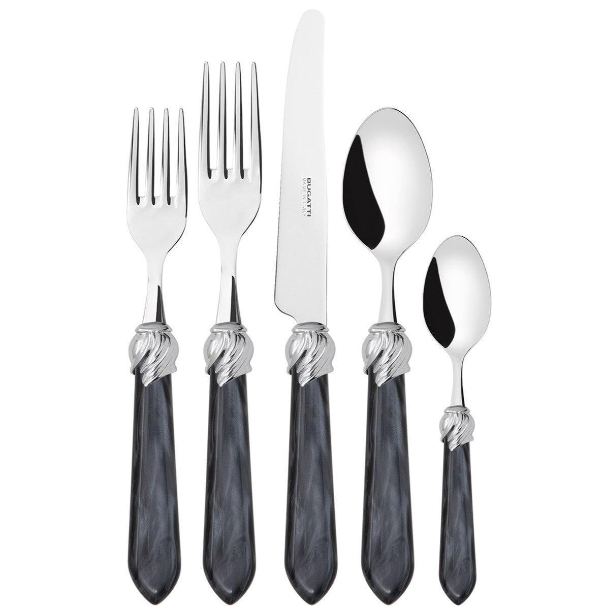 Falabella Brilliant 5 Piece Place setting - Charcoal