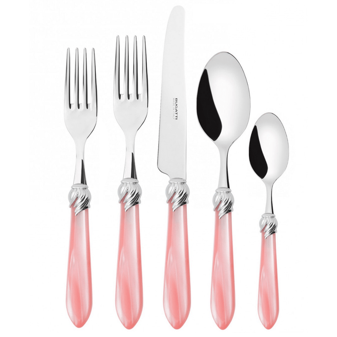 Falabella 5 Piece Place Setting - PINK BARBIE-Casa Bugatti USA
