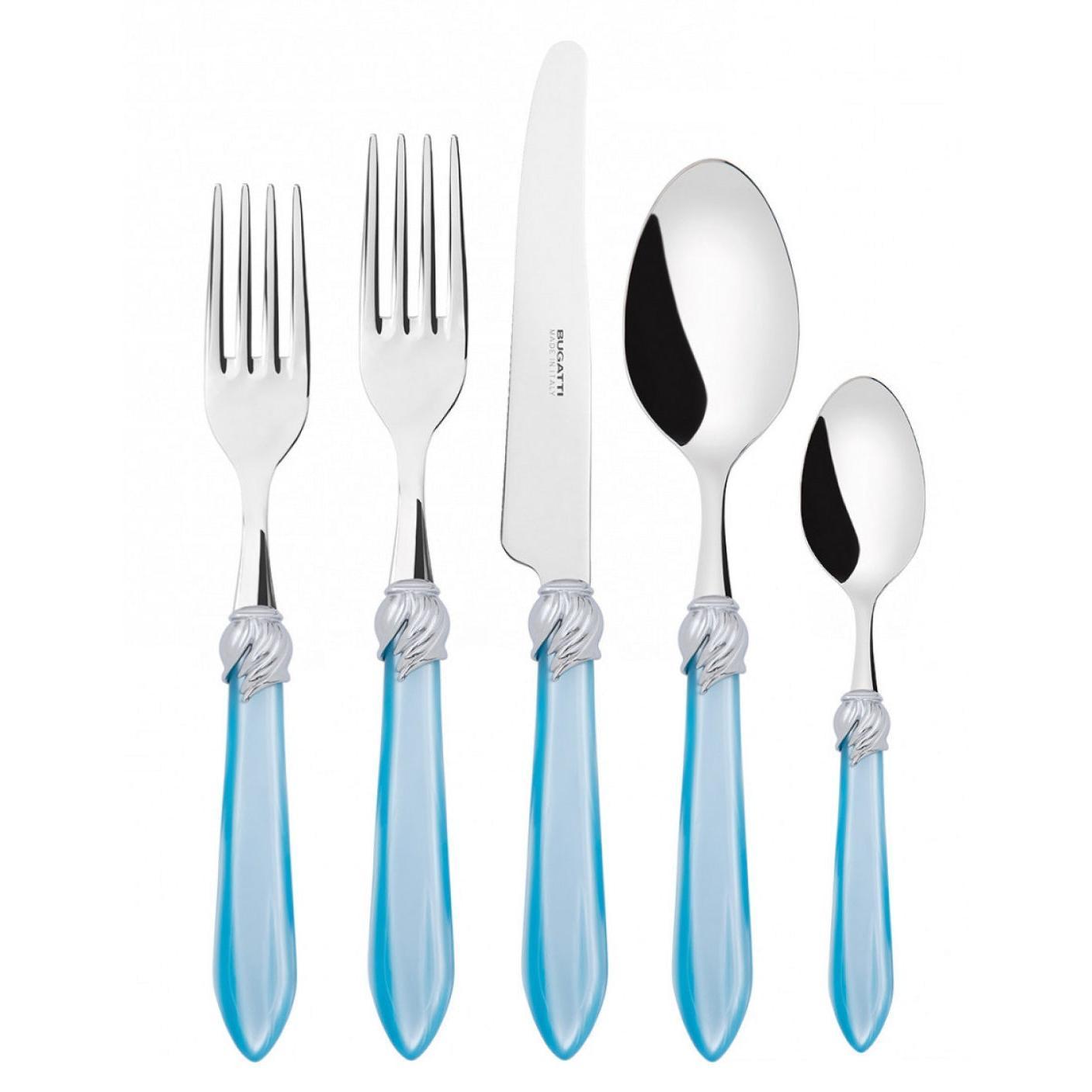 Falabella Brilliant 5 Piece Place setting - Sky Blue