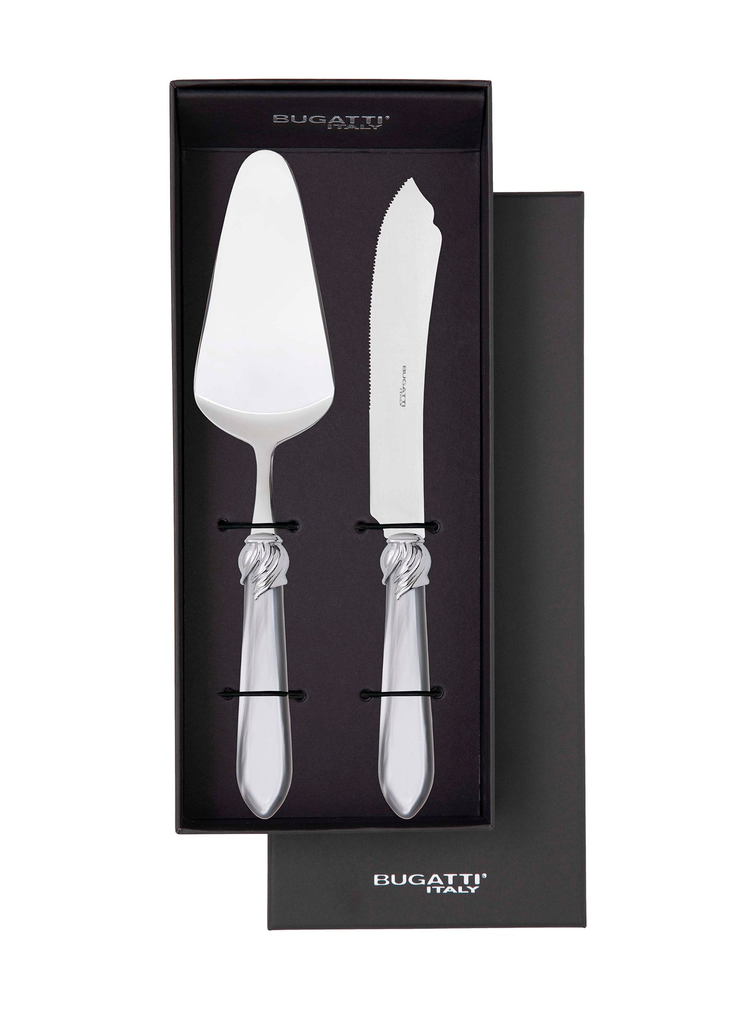 Falabella Brilliant Cake Server in gift box - gray