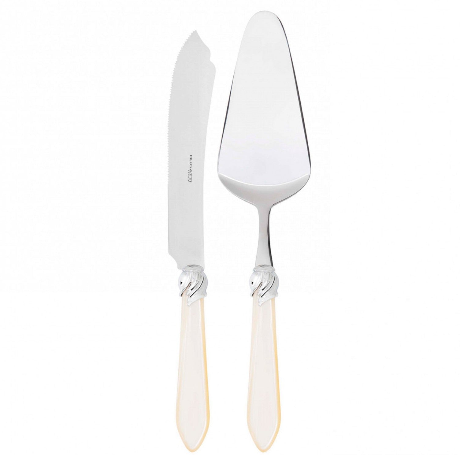 Falabella Brilliant Cake Server in gift box - Ivory