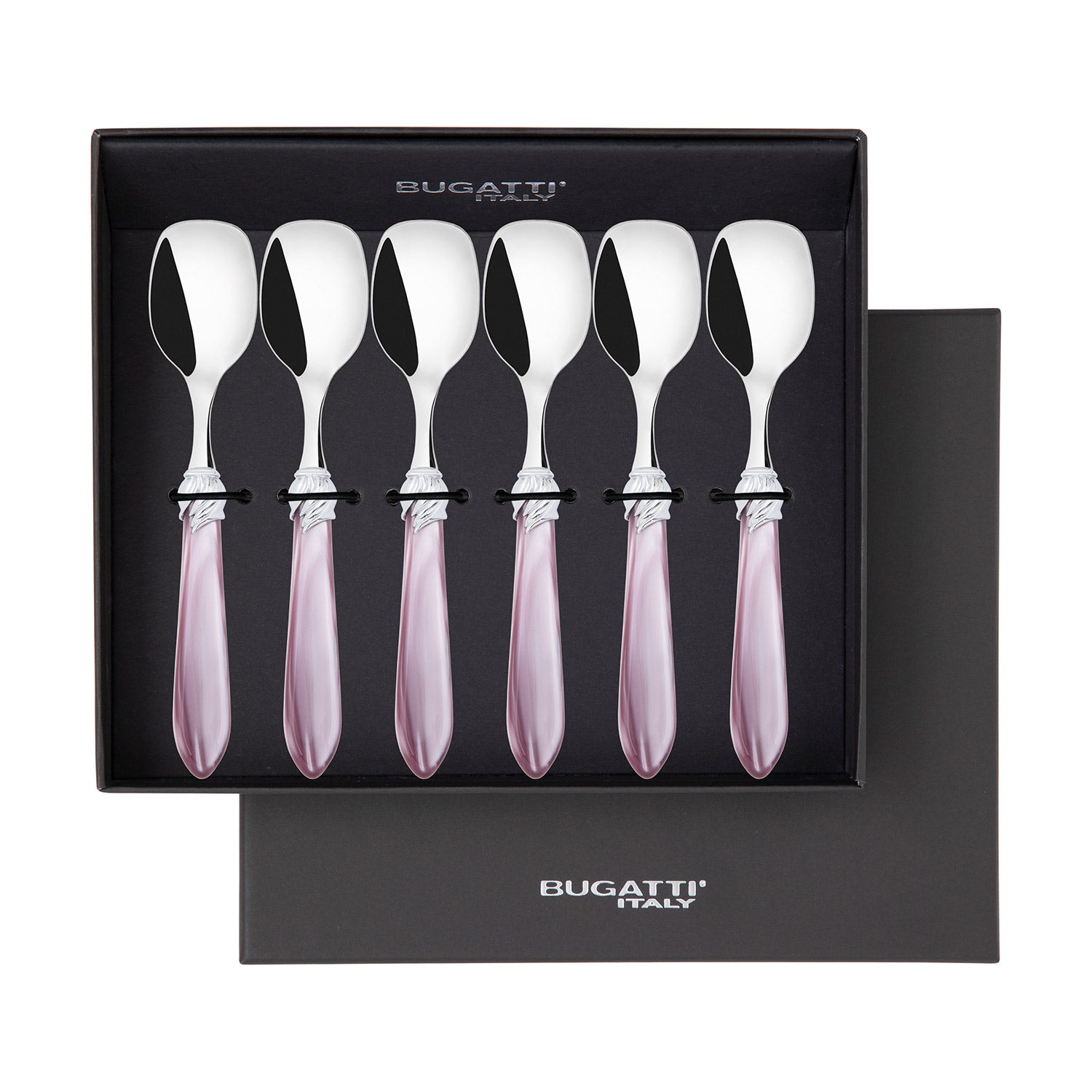 Falabella Brilliant Ice Cream Spoons Set in gift box - lilac
