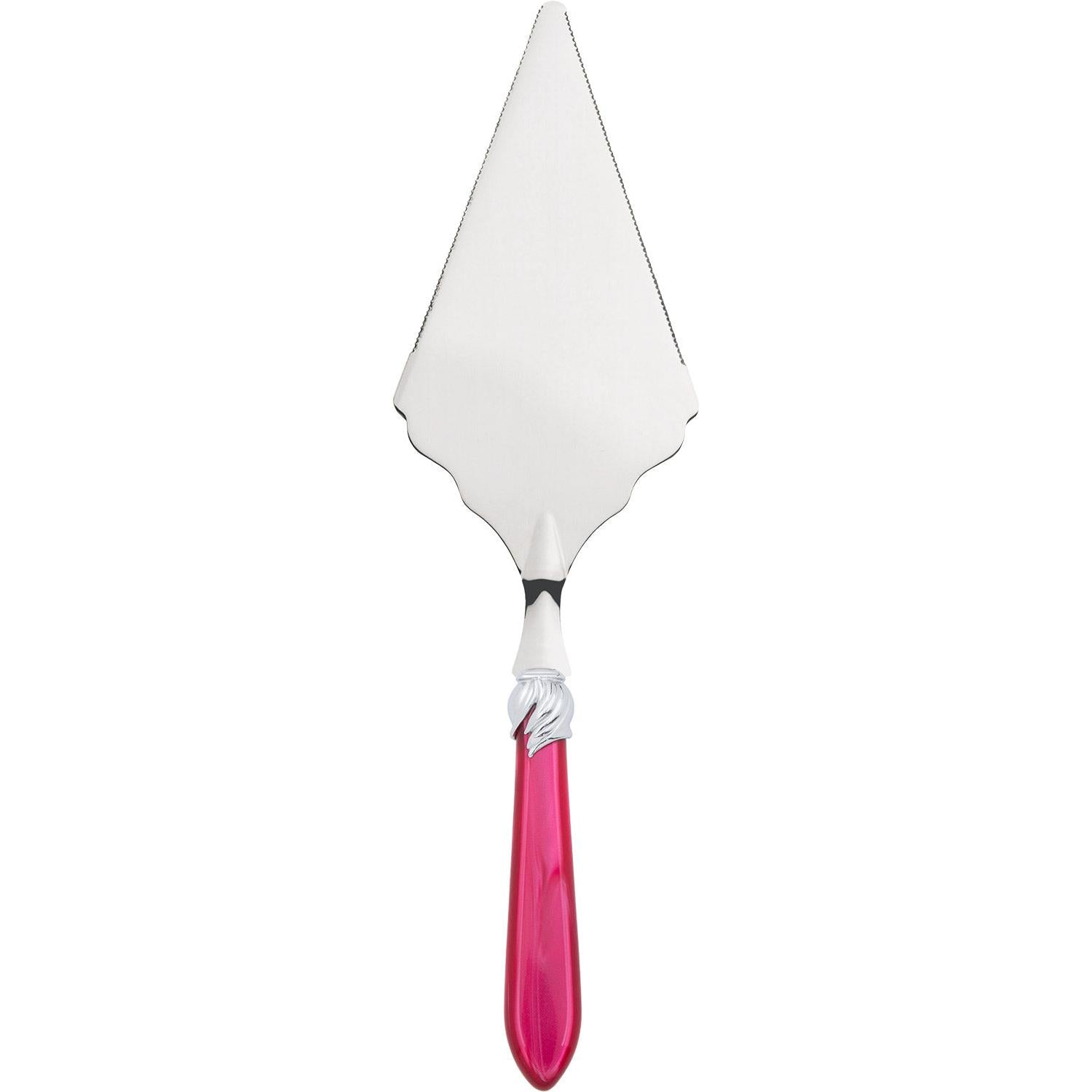 Falabella Brilliant Large Cake Server Serrated - raspberry