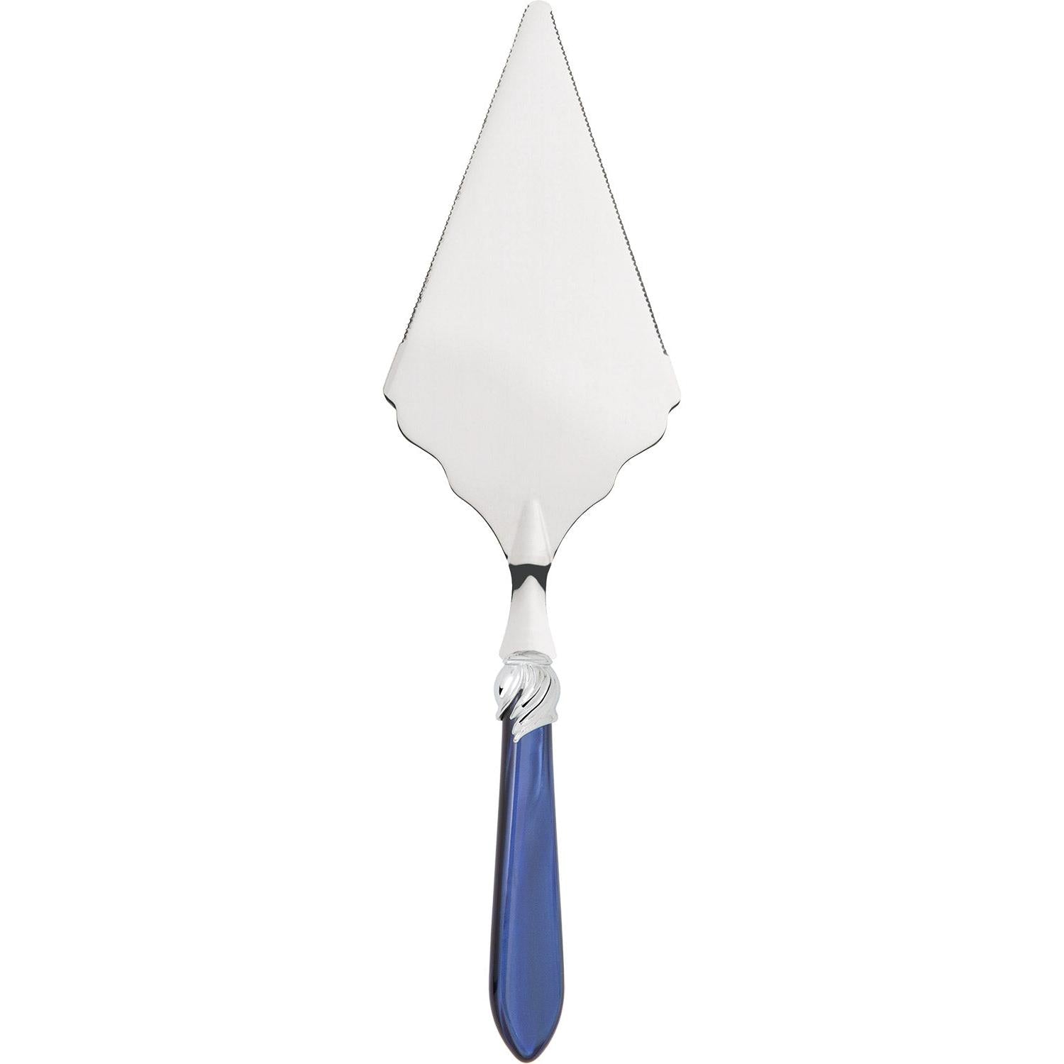 Falabella Brilliant Large Cake Server Serrated - royal blue