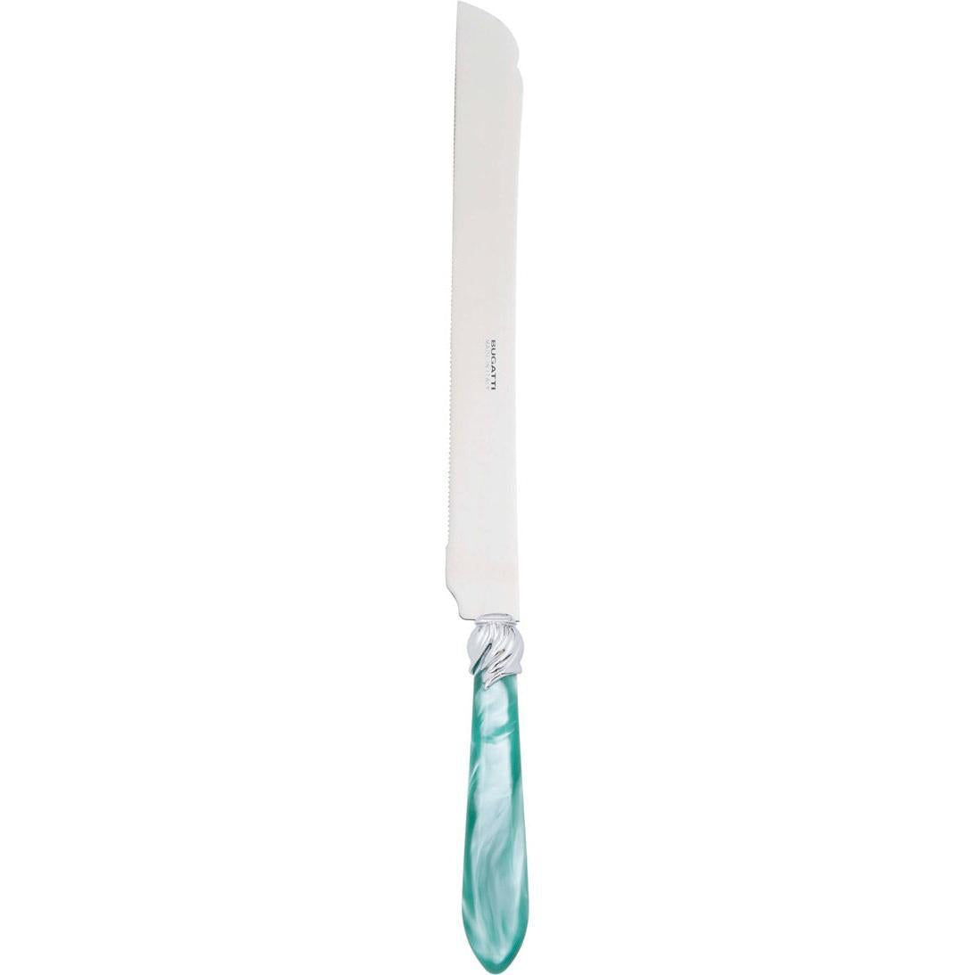 Falabella Brilliant Long Cake Knife 32 cm (12.60 inch) - aqua