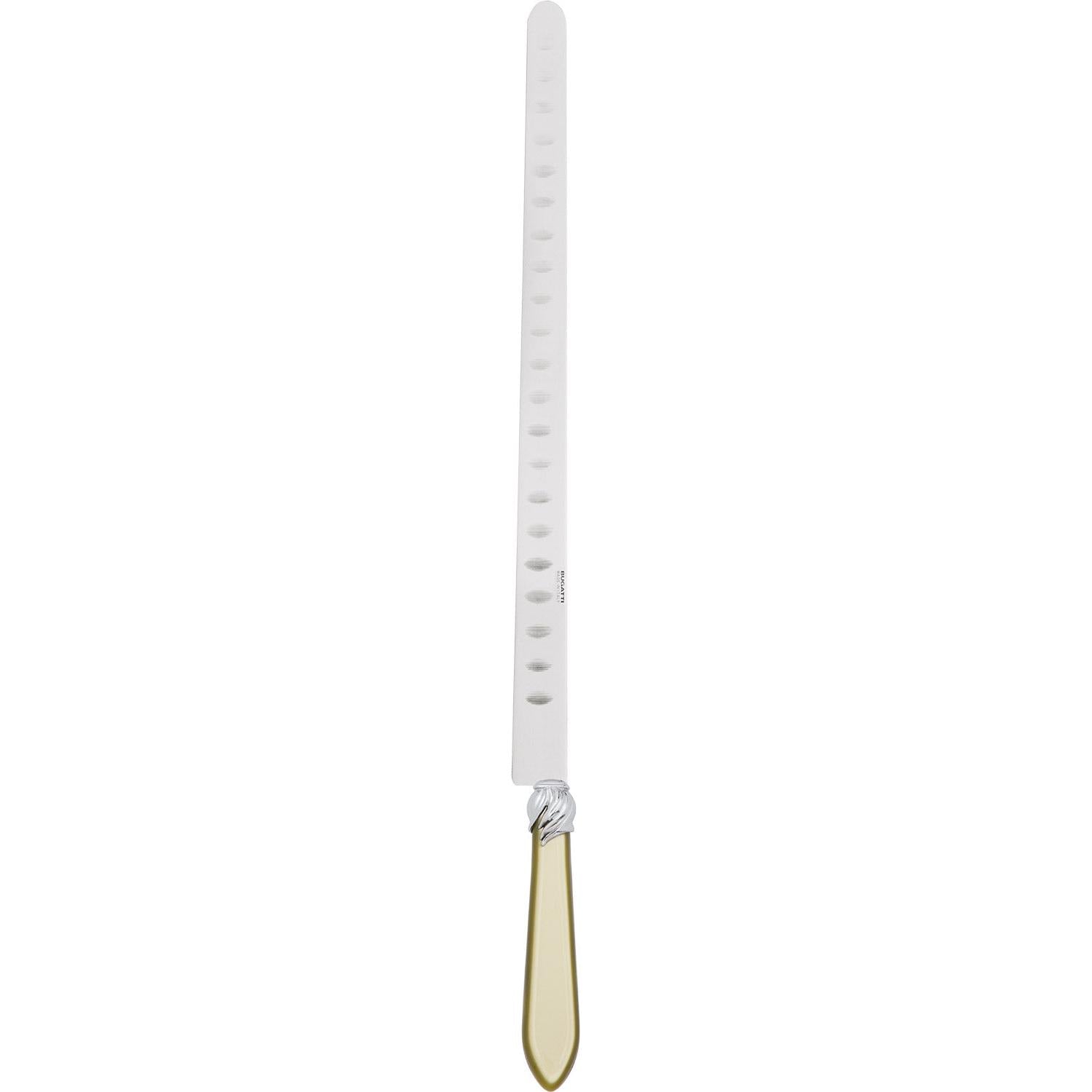 Falabella Brilliant Salmon Knife 40 cm (15.75 inch) - chartreuse green