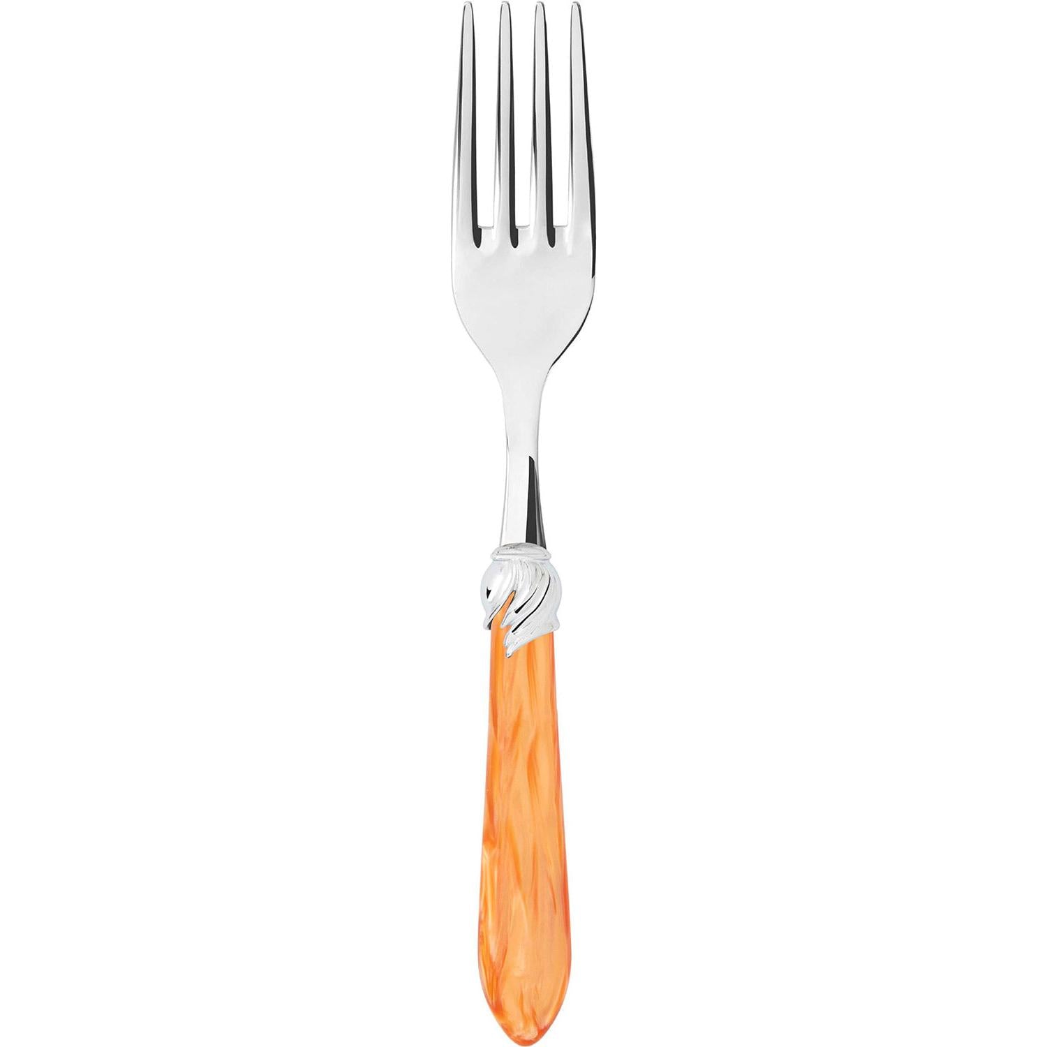 Falabella Brilliant Serving Fork - tangerine