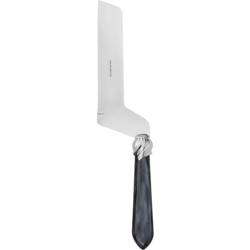 Falabella Brilliant Soft Cheese Offset Knife - charcoal