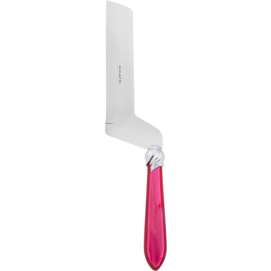 Falabella Brilliant Soft Cheese Offset Knife - raspberry