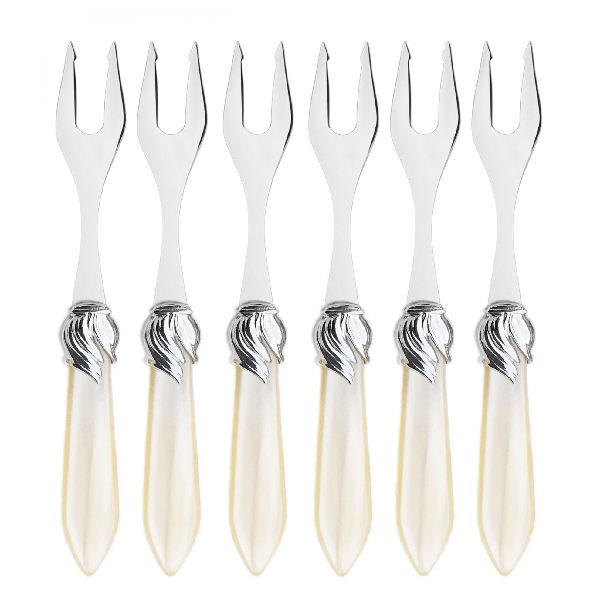 Falabella Cocktail Forks Set ivory-Casa Bugatti USA