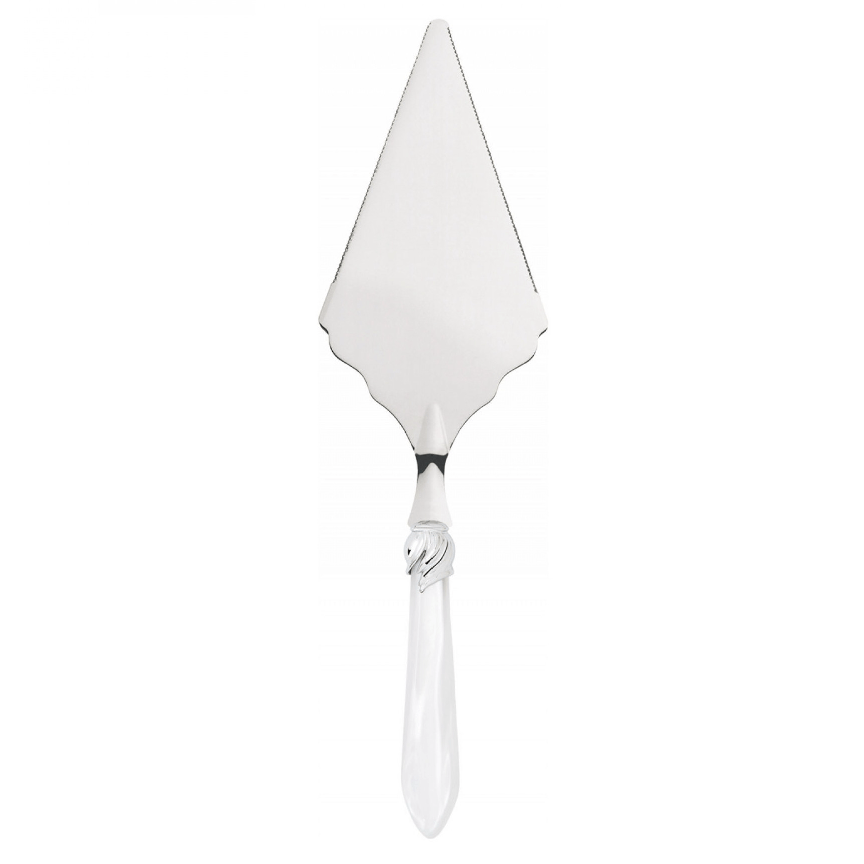 Falabella Pie Cake Server Serrated white-Casa Bugatti USA