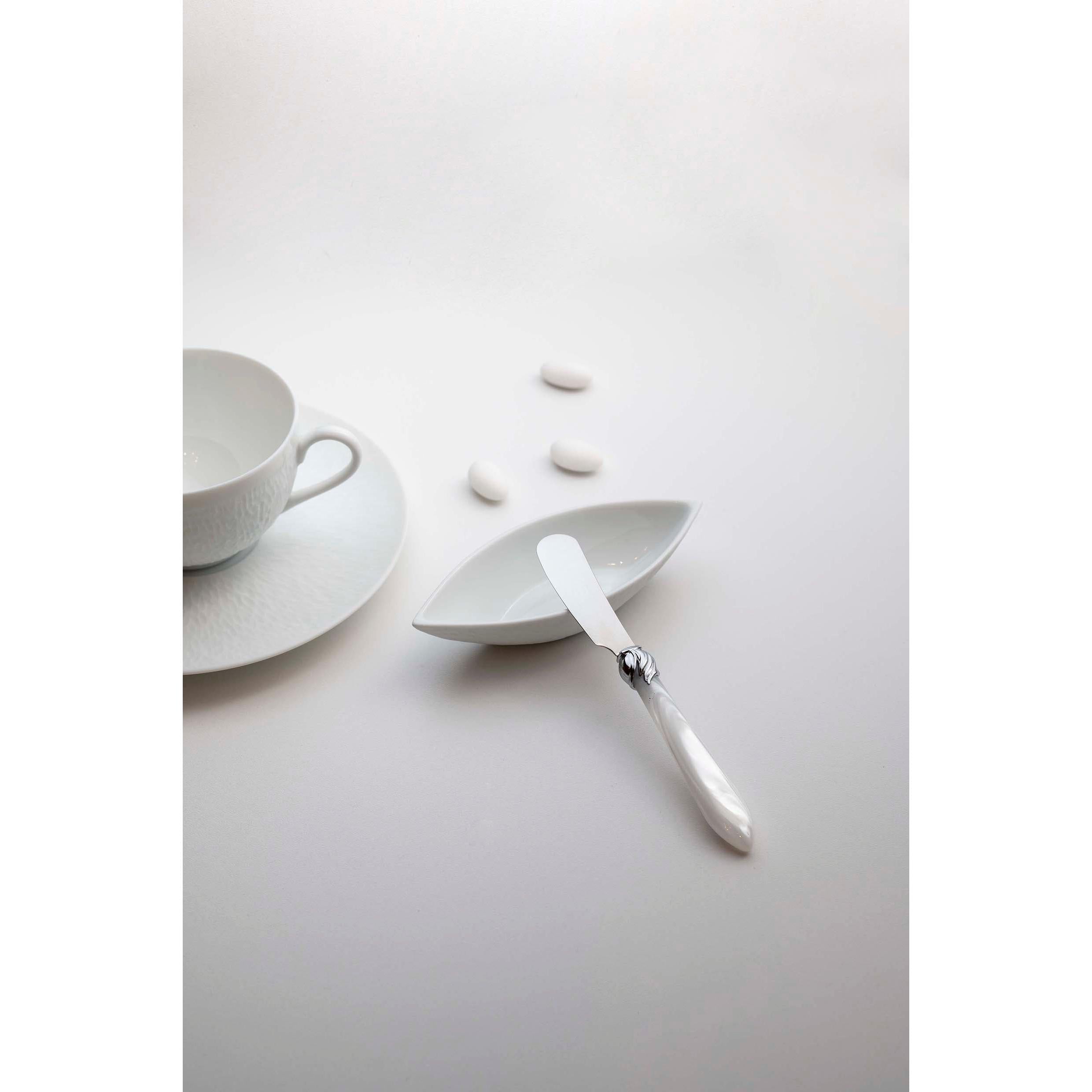 Falabella Spreader / Butter Knife Set - WHITE-Casa Bugatti USA