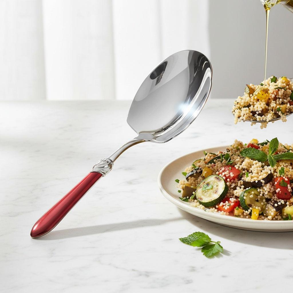 Falabella Brilliant Kebab Serving Spoon - Burgundy