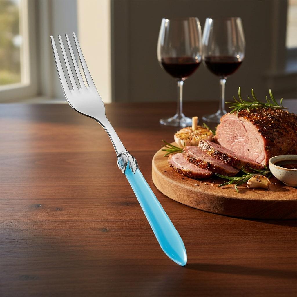 Falabella Brilliant Serving Fork - Sky Blue