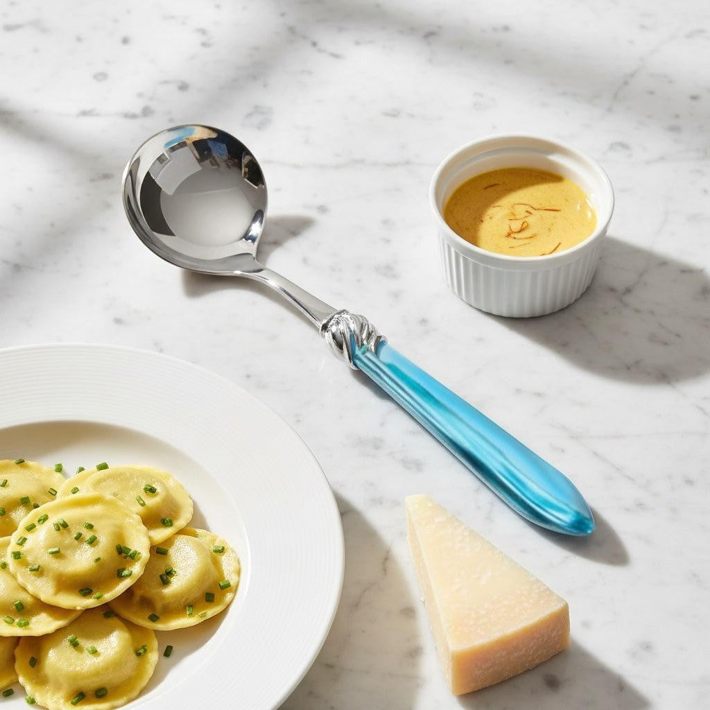 Falabella Brilliant Sauce / Gravy Ladle - Sky Blue