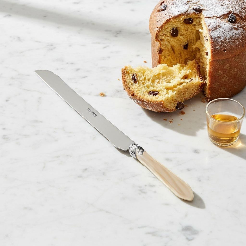 Falabella Brilliant Long Cake Knife 32 cm (12.60 inch) - Ivory-Casa Bugatti USA