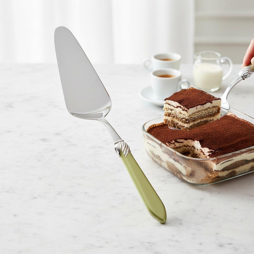 Falabella Brilliant Cake Server - Chartreuse Green