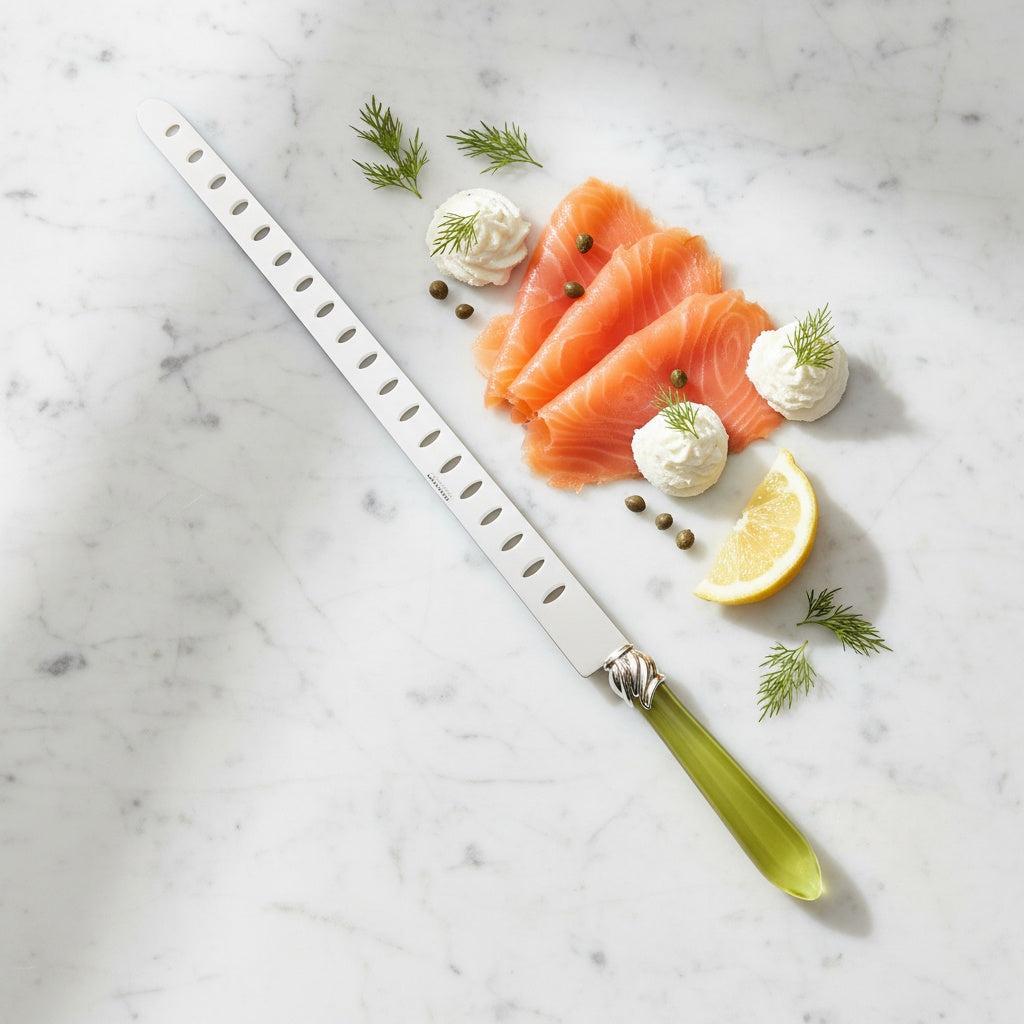 Falabella Brilliant Salmon Knife 40 cm (15.75 inch) - Chartreuse Green-Casa Bugatti USA