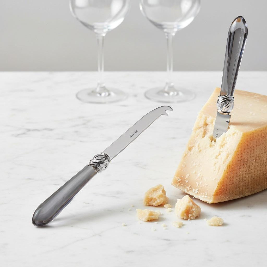 Falabella Brilliant 2 point "deer" cheese Knife - Gray-Casa Bugatti USA