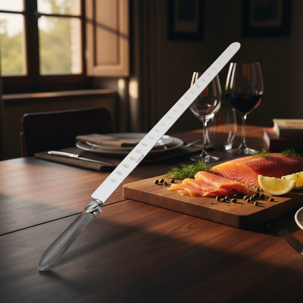 Falabella Brilliant Salmon Knife 40 cm (15.75 inch) - Gray