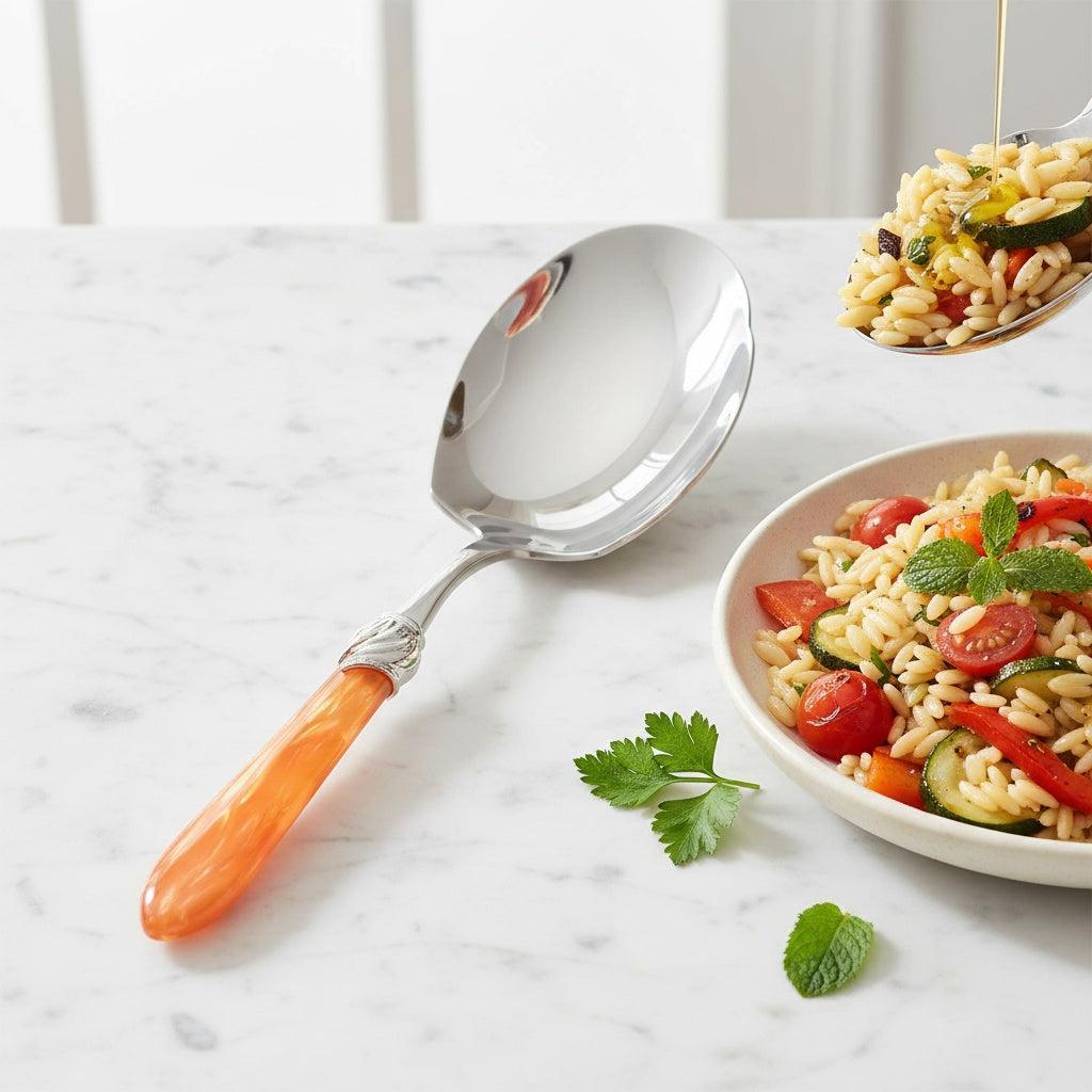 Falabella Brilliant Kebab Serving Spoon - Tangerine-Casa Bugatti USA