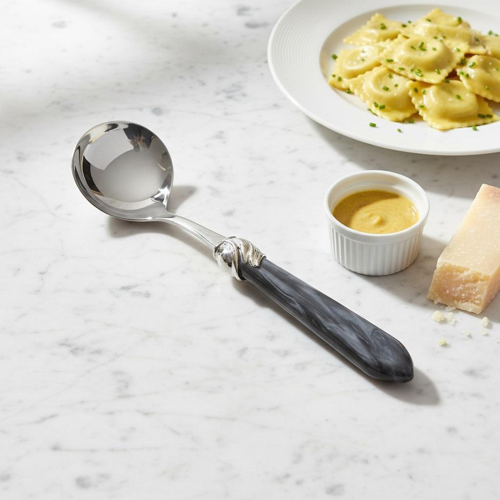 Falabella Brilliant Sauce / Gravy Ladle - Charcoal