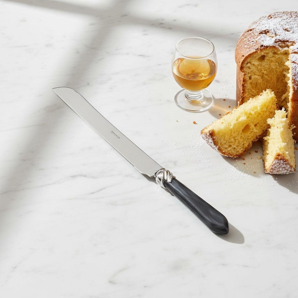 Falabella Brilliant Long Cake Knife 32 cm (12.60 inch) - Charcoal-Casa Bugatti USA
