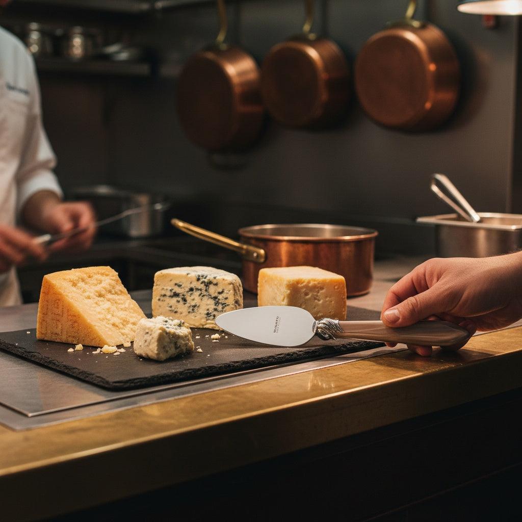 Falabella Brilliant Parmesan Cheese Knife - Taupe