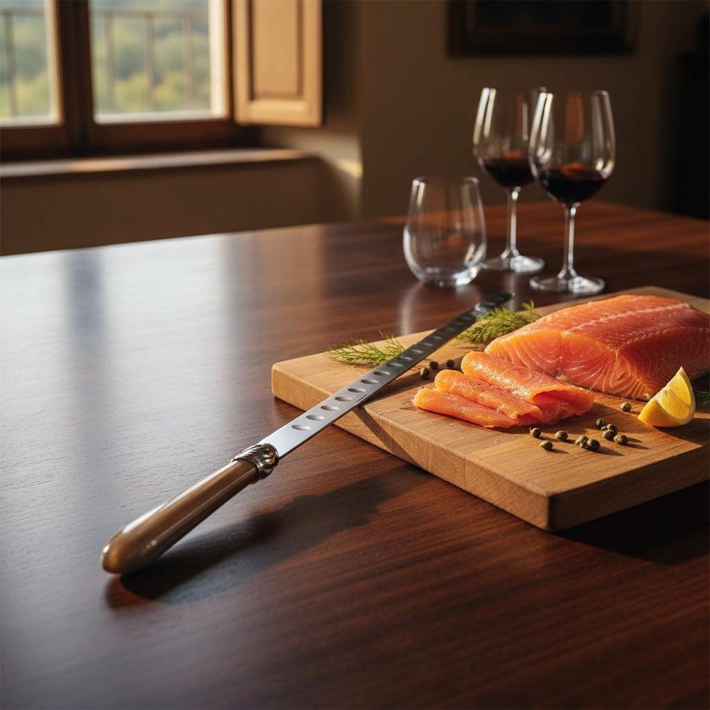 Falabella Brilliant Salmon Knife 40 cm (15.75 inch) - Taupe-Casa Bugatti USA