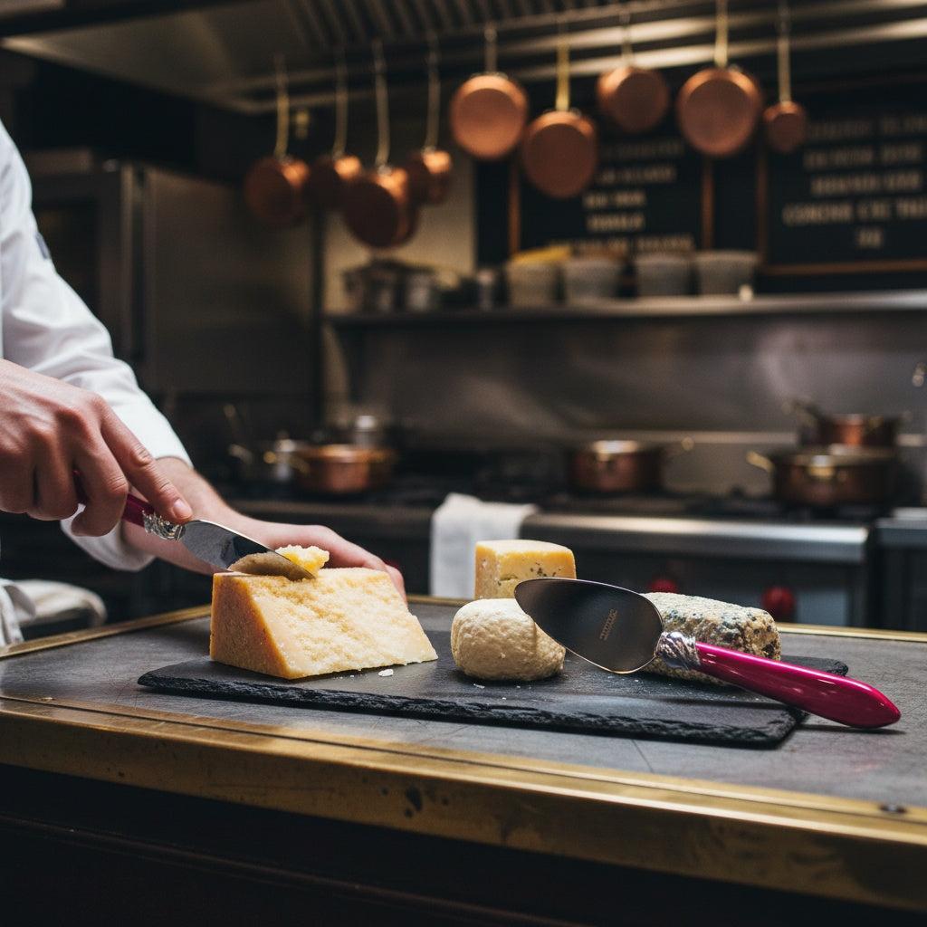 Falabella Brilliant Parmesan Cheese Knife - Raspberry