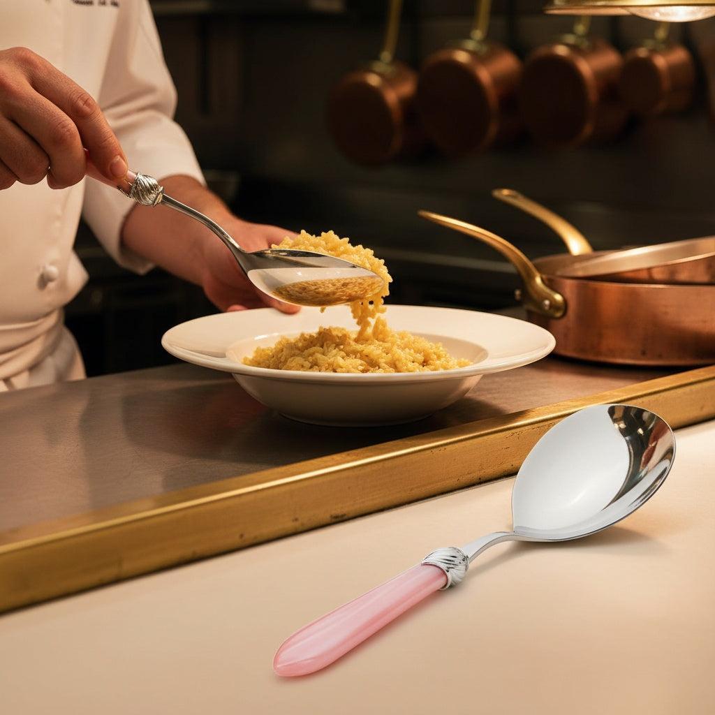 Falabella Brilliant Rice Casserole Serving Spoon - Pink-Casa Bugatti USA
