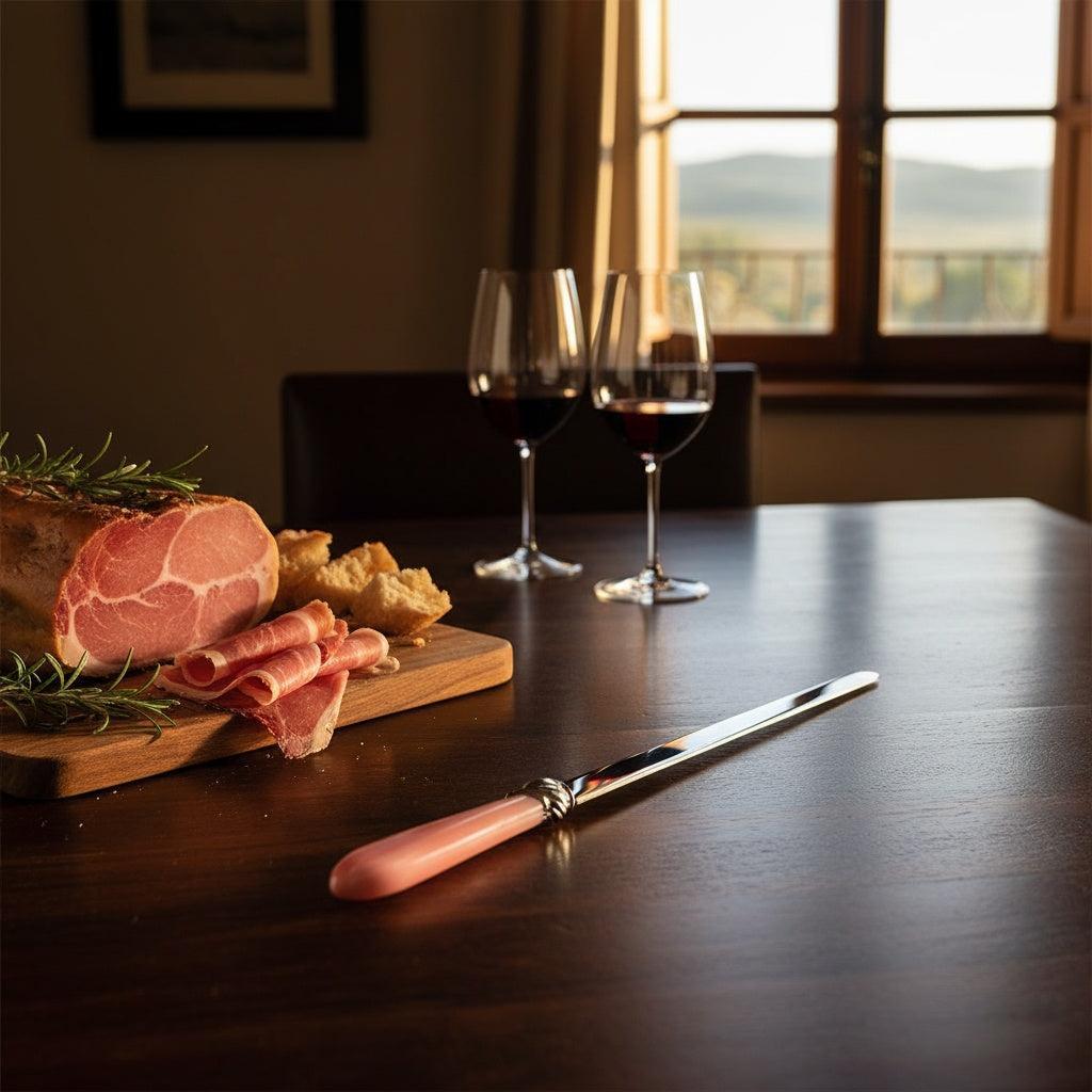Falabella Brilliant Ham Knife 40 cm (15.75 inch) - Pink-Casa Bugatti USA