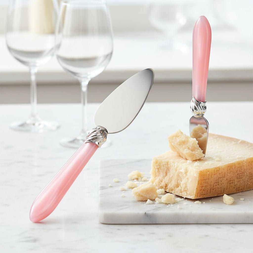 Falabella Brilliant Parmesan Cheese Knife - Pink