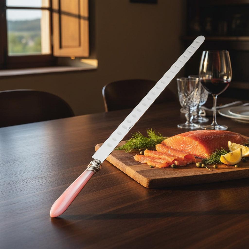 Falabella Brilliant Salmon Knife 40 cm (15.75 inch) - Pink-Casa Bugatti USA