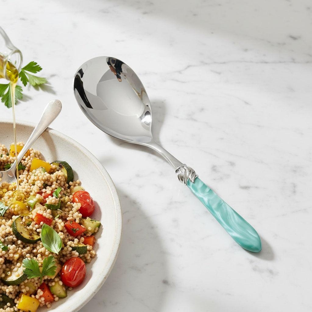 Falabella Brilliant Rice Casserole Serving Spoon - Aqua