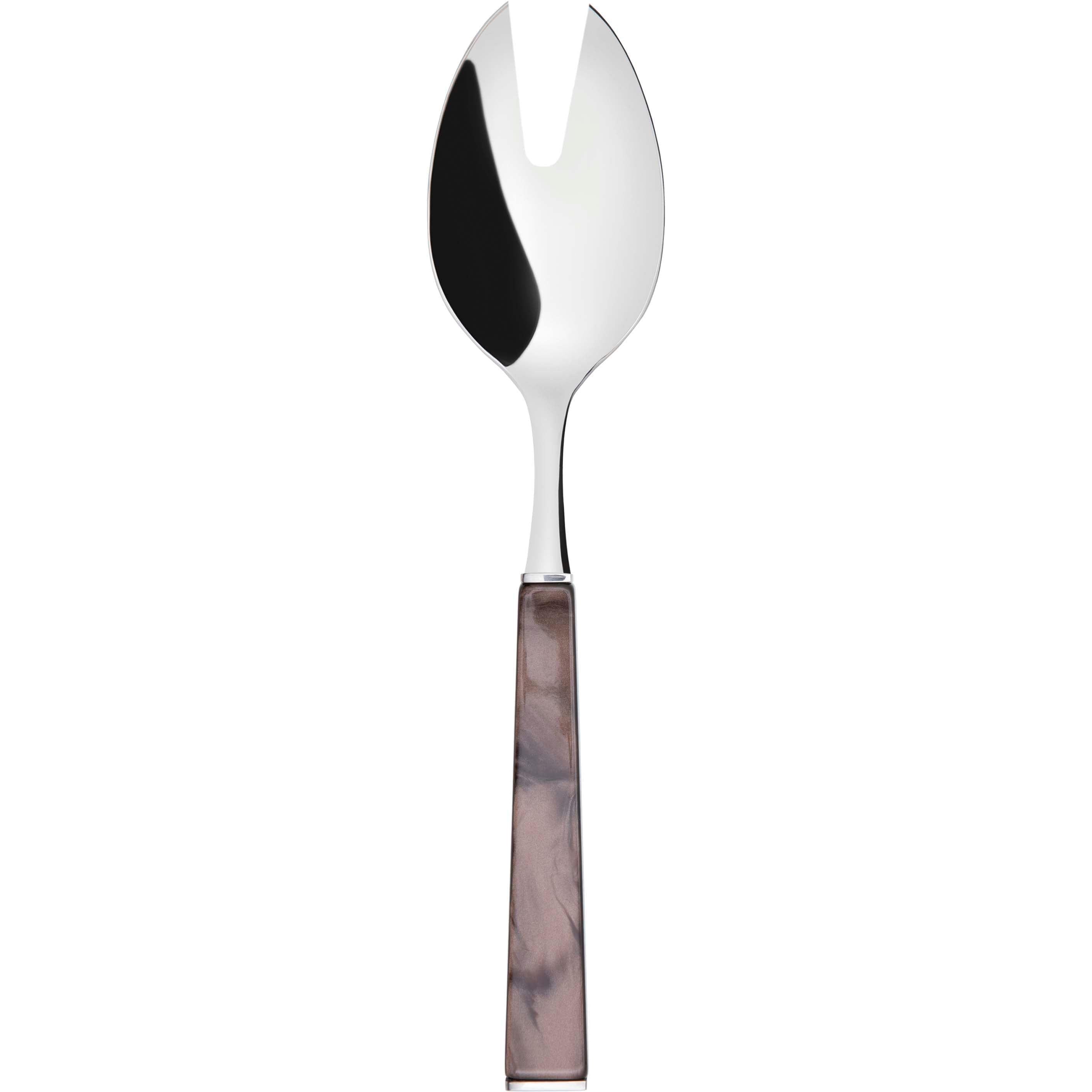 GEOM Salad Serving Fork - Chocolate-Casa Bugatti USA