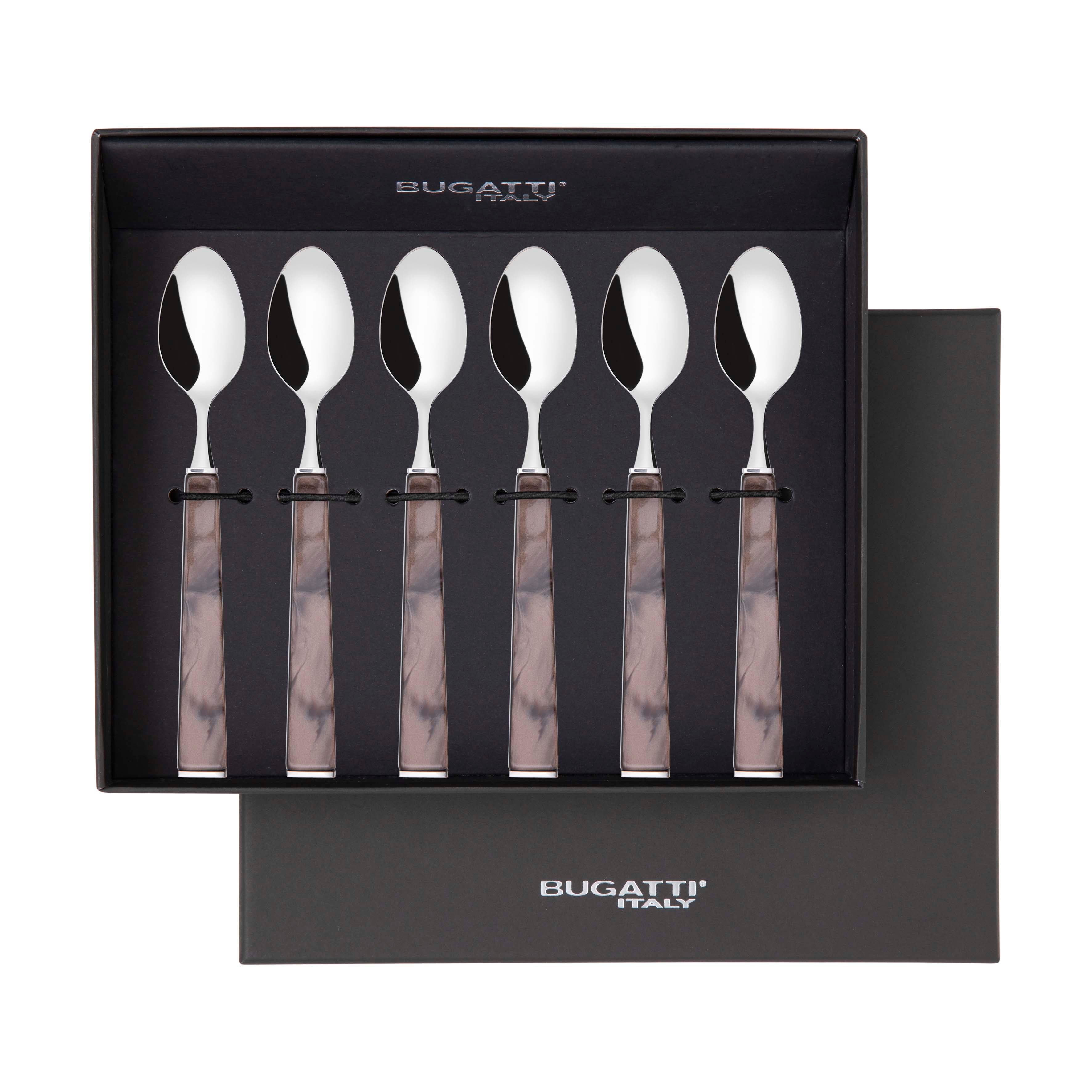 GEOM Moka Spoon Set in Gift Box - Chocolate