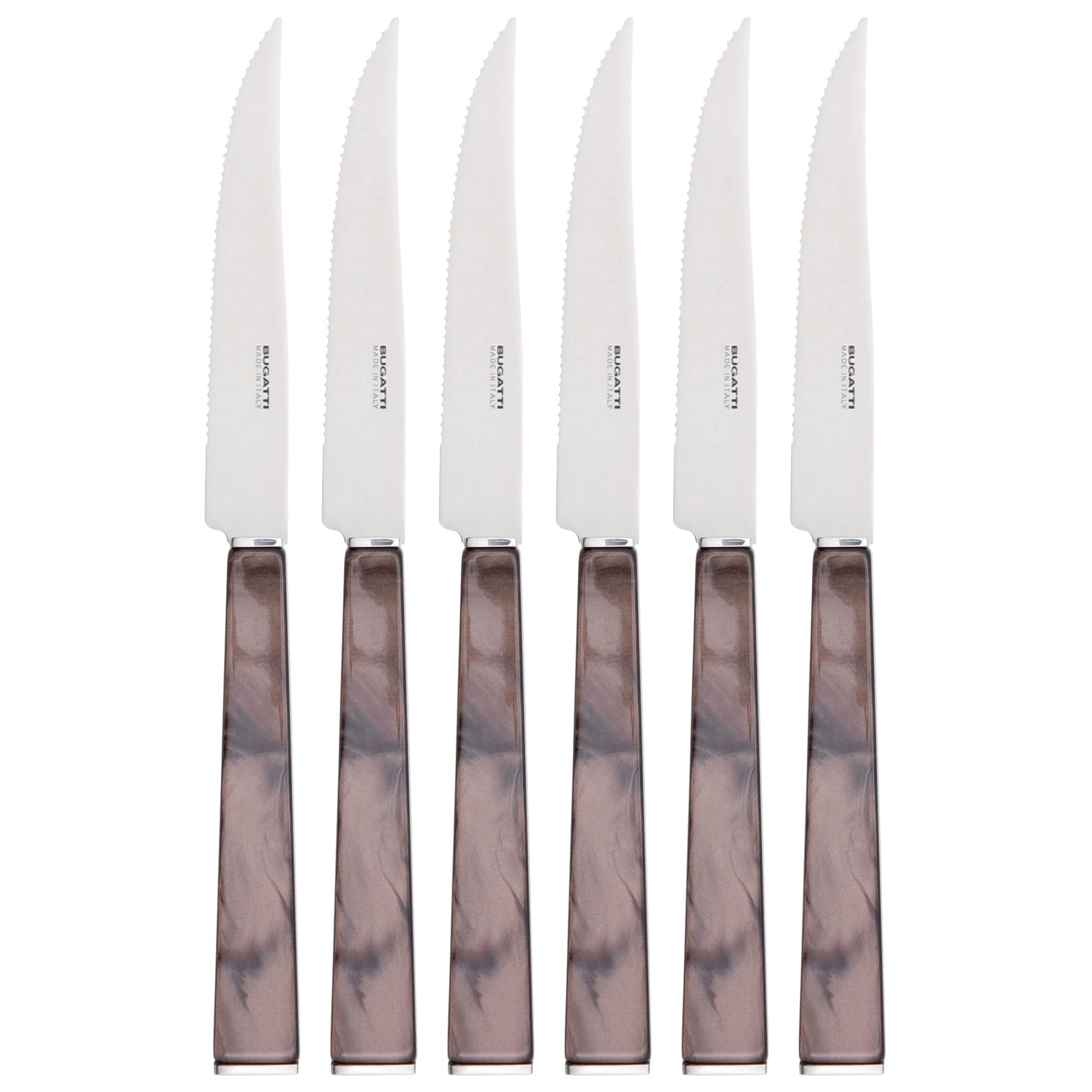 GEOM Steak Knives Set, Chocolate — Casa Bugatti