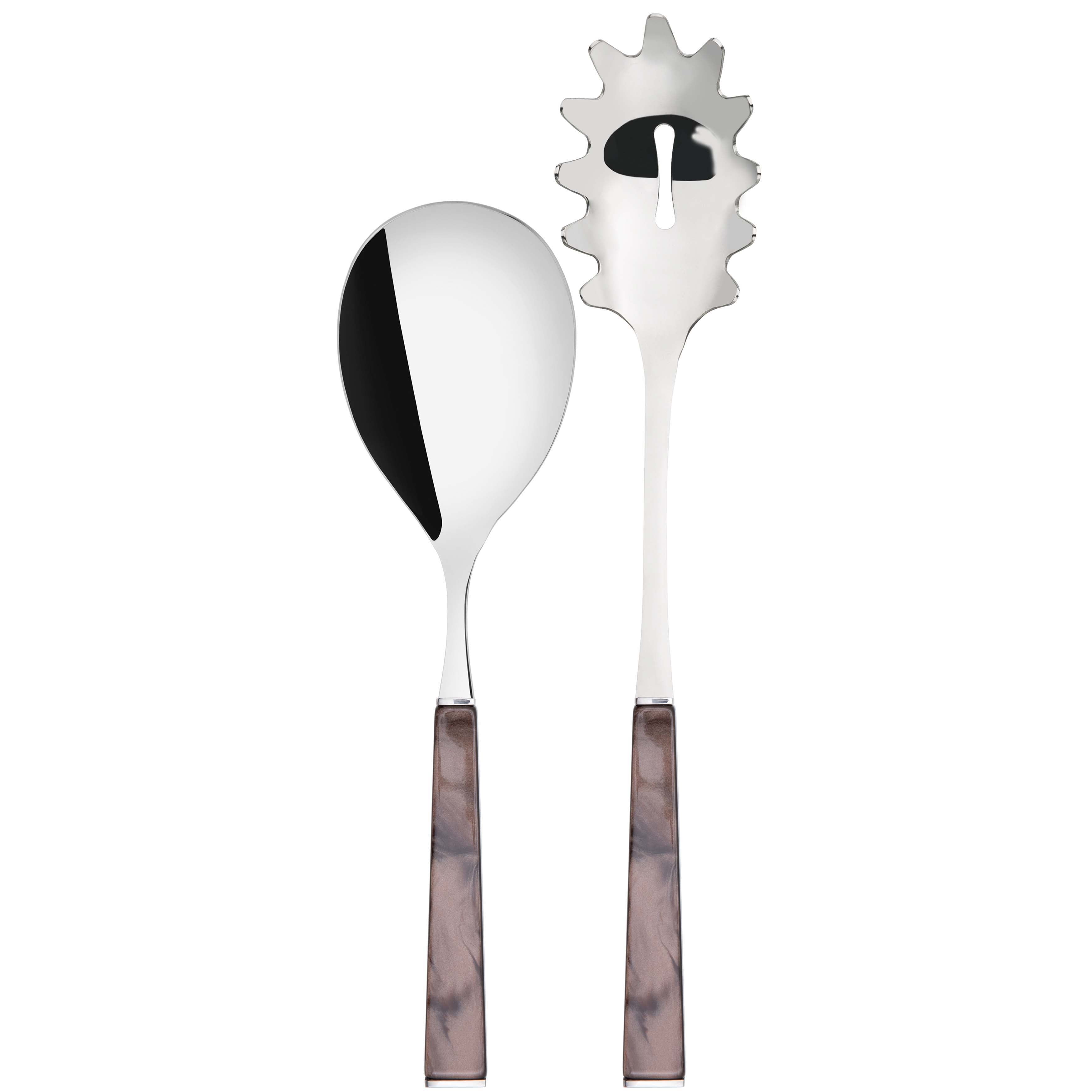 GEOM 2 Piece Pasta Set in Gift Box - Chocolate