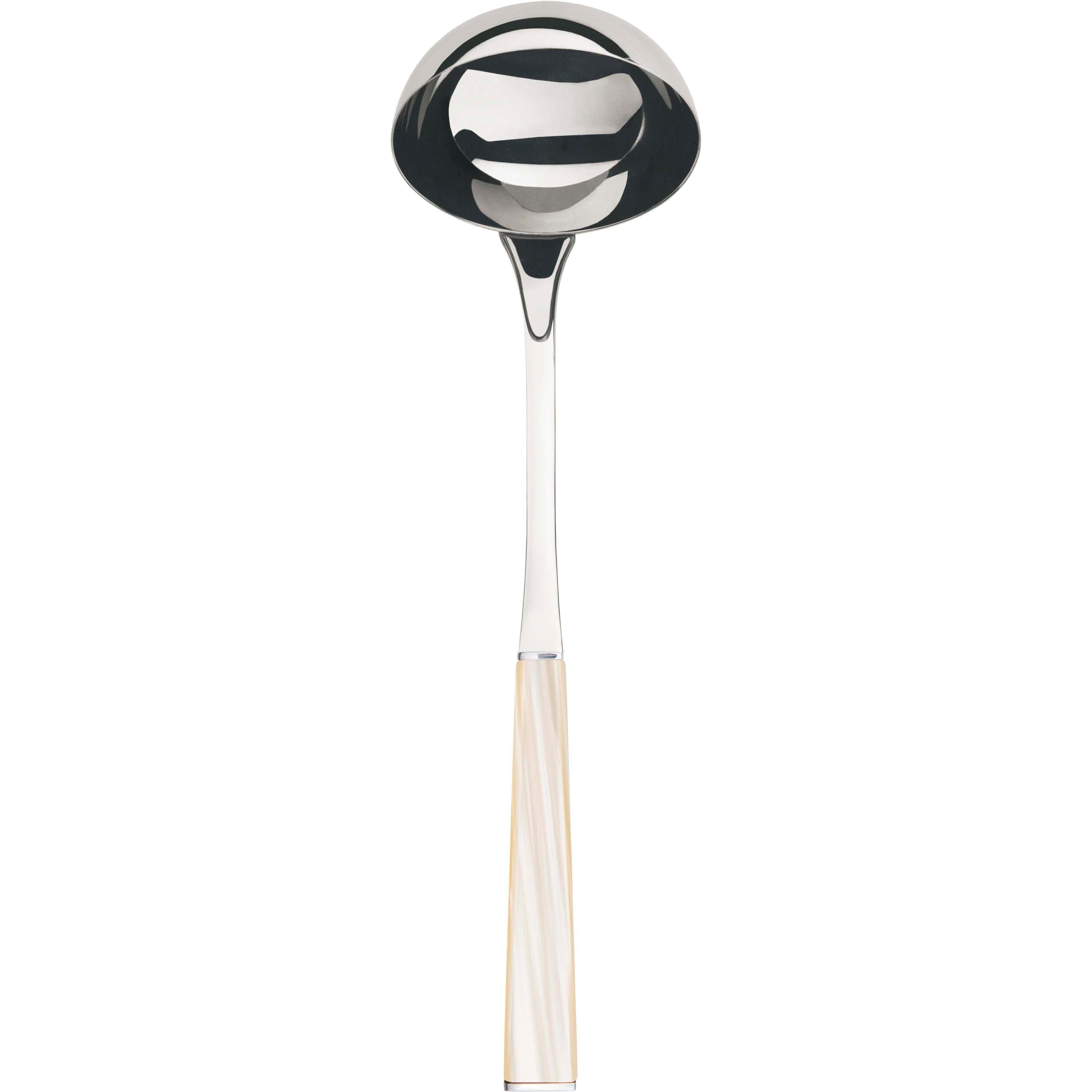 GEOM Soup Ladle - Ivory