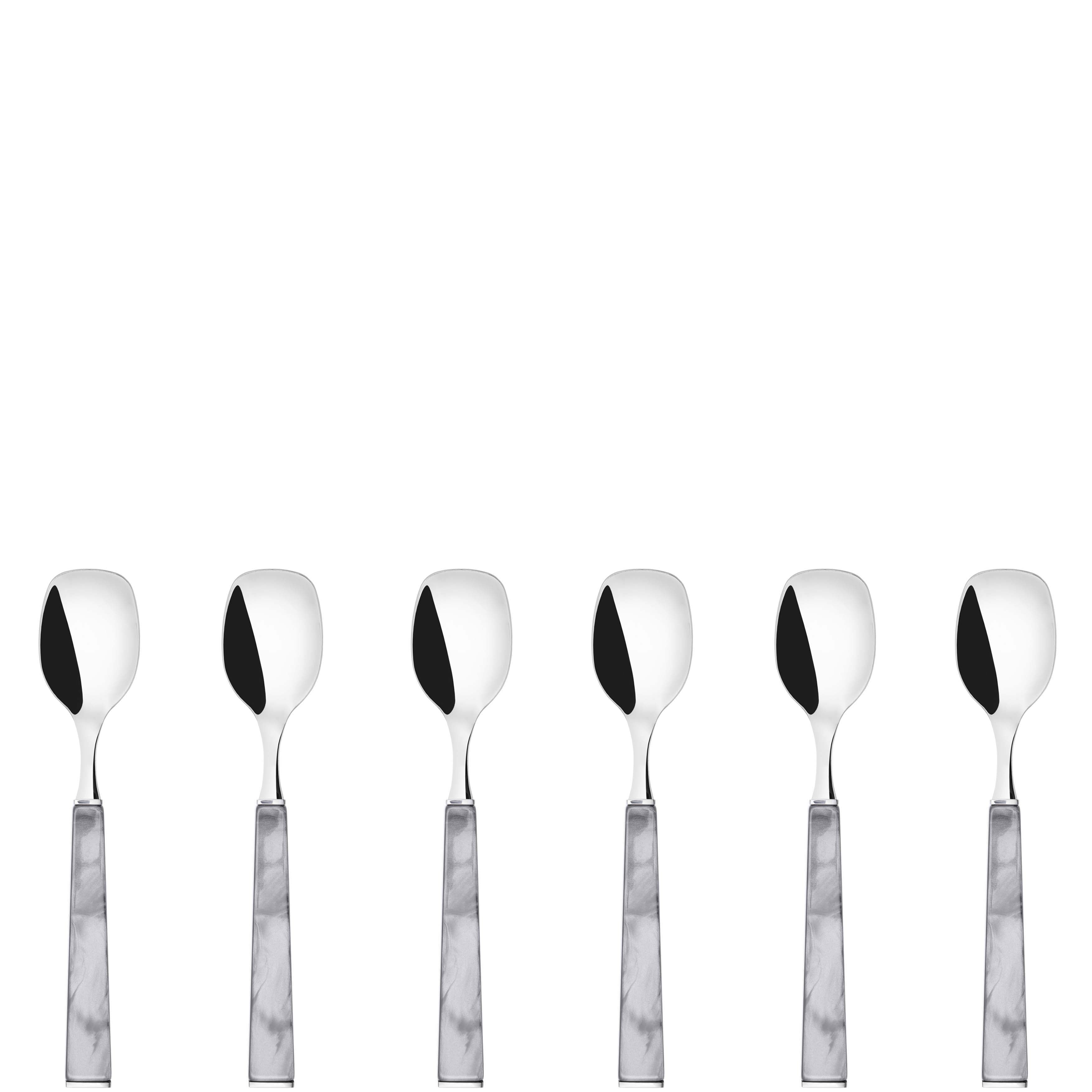 GEOM Ice Cream Spoons Set in Gift Box - Gray-Casa Bugatti USA